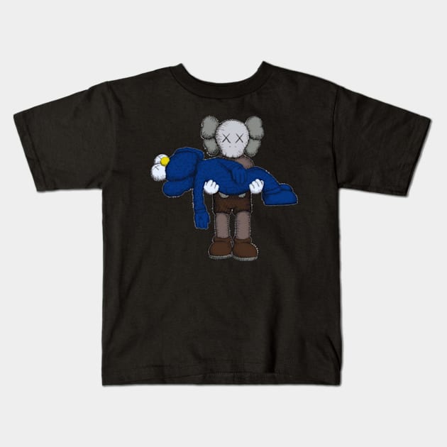 Kaws Bintang 5 Kids T-Shirt by Vidi MusiCartoon